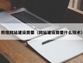 响水教程网站建设需要（网站建设需要什么技术）